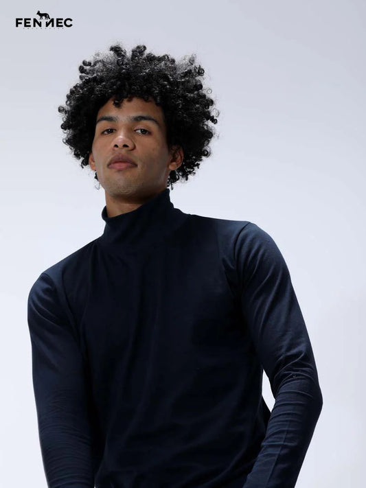 Best Navy Turtle Neck T-shirts at store
