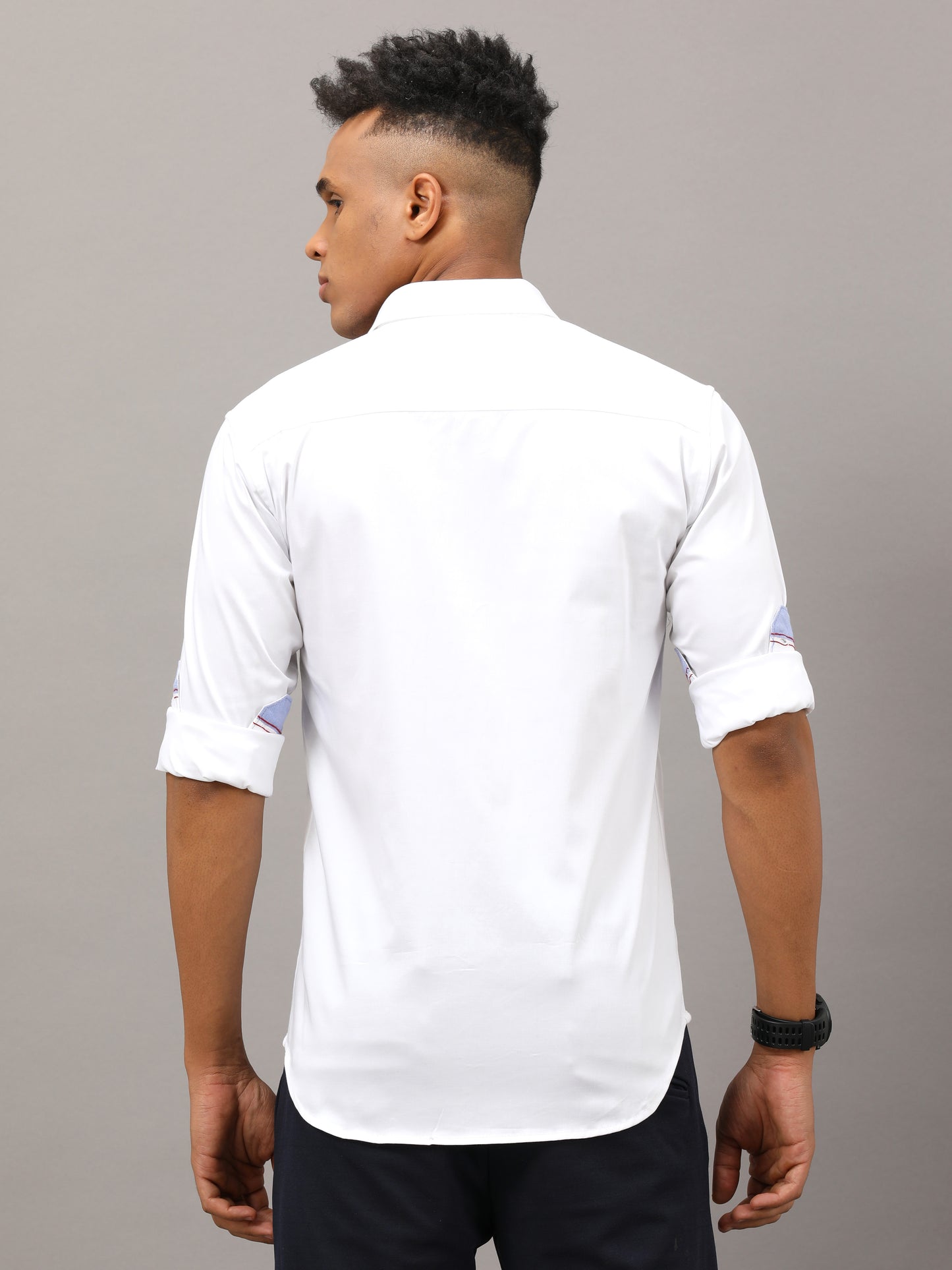 Plain White shirt full sleeve
